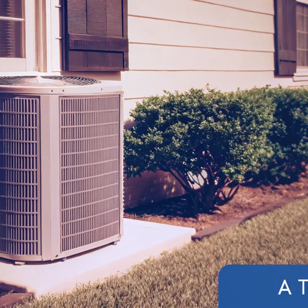 Modern high-efficiency outdoor AC unit beside a Texas home