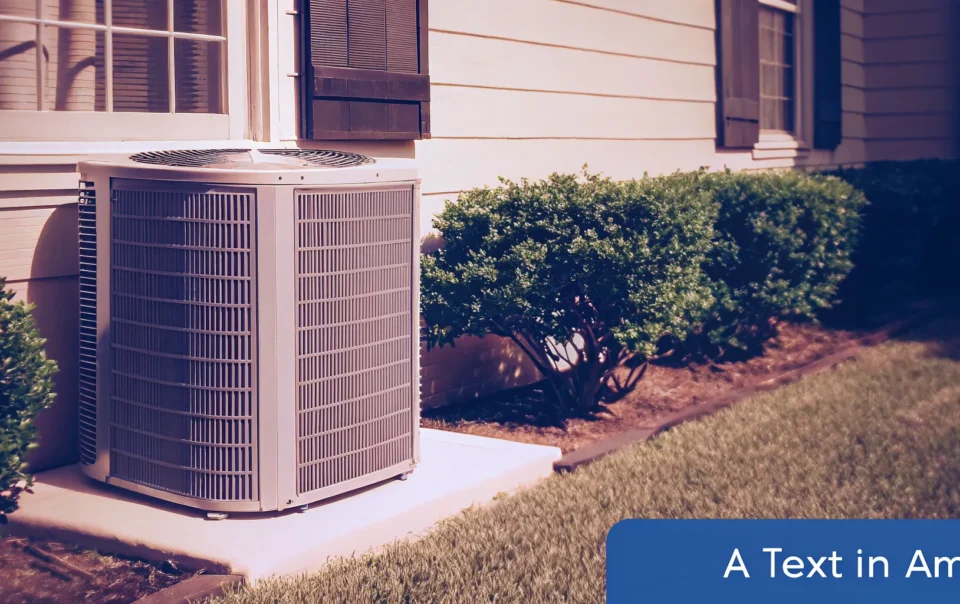 Modern high-efficiency outdoor AC unit beside a Texas home